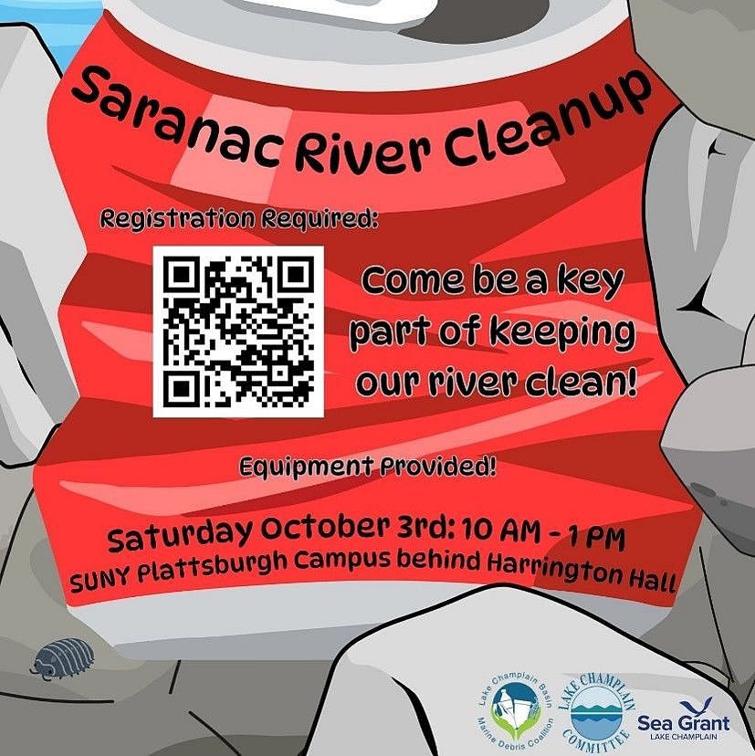 Saranac River Clean Up Day